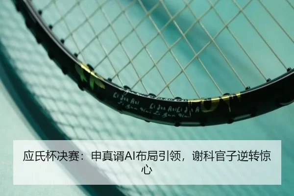 应氏杯决赛：申真谞AI布局引领，谢科官子逆转惊心